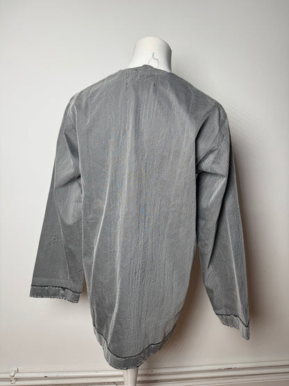 Vintage Comme Des Garçons Tricots Shirt Silver 40/L