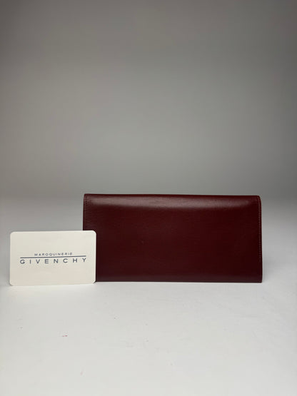 Vintage Givenchy Leather Card Holder ID Holder Brown