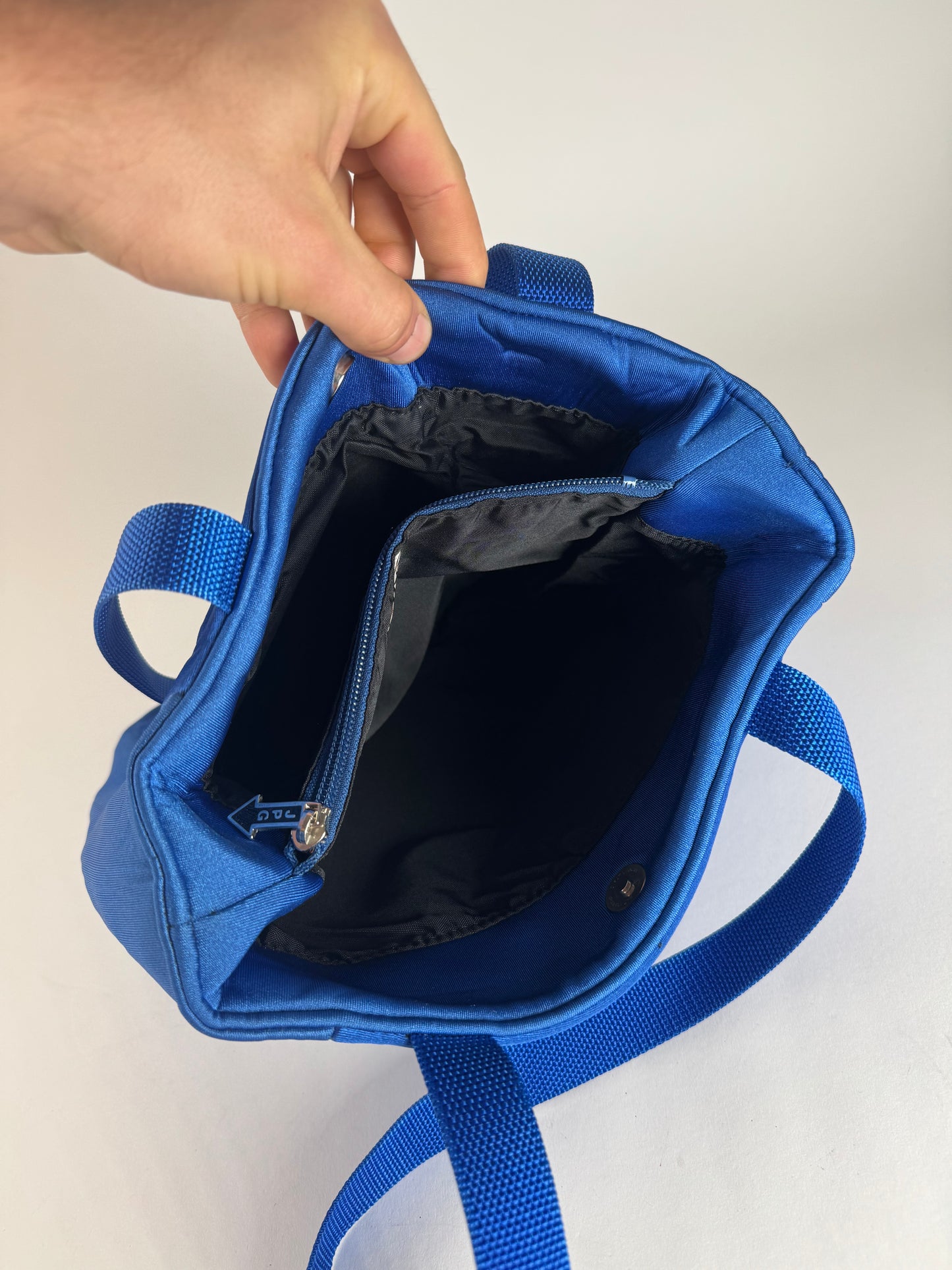 Vintage Jean Paul Gaultier Canvas Polyester Bag Blue