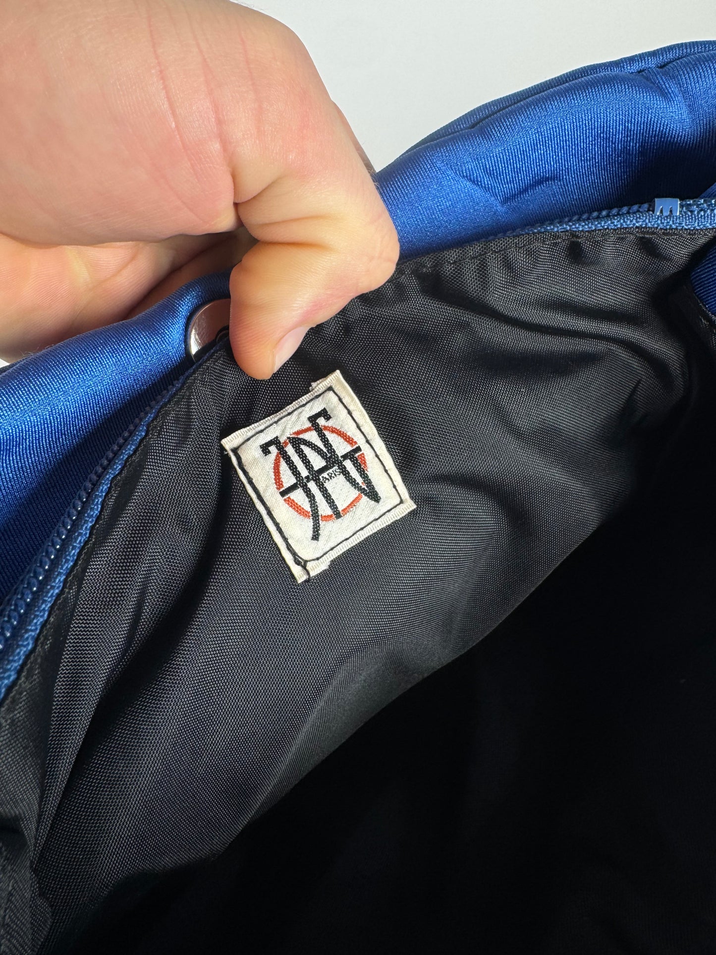 Vintage Jean Paul Gaultier Canvas Polyester Bag Blue