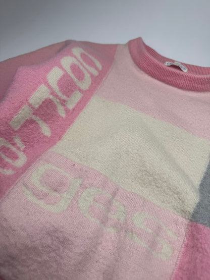 Vintage Courreges Wool Sweater XS pink