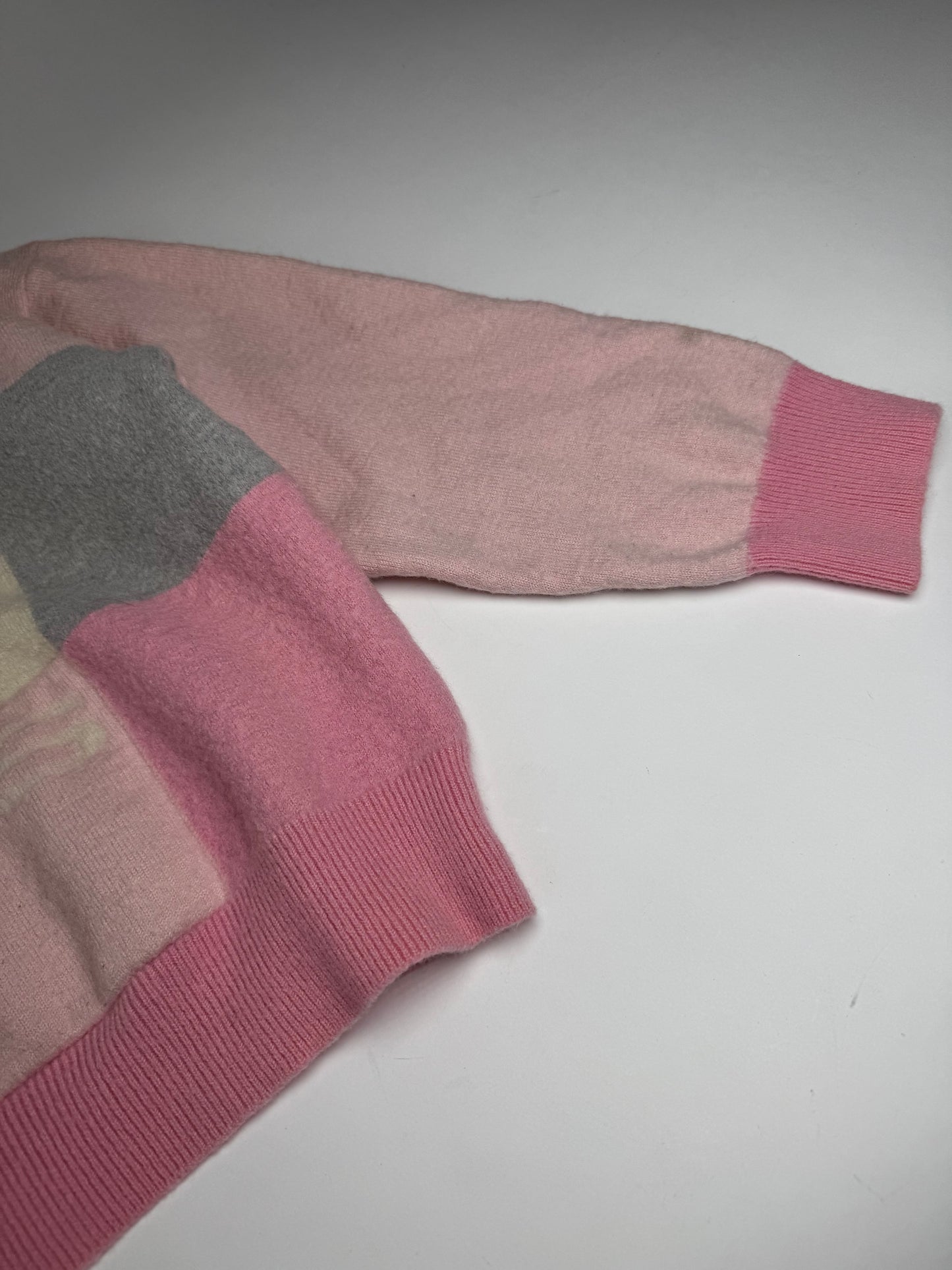 Vintage Courreges Wool Sweater XS pink