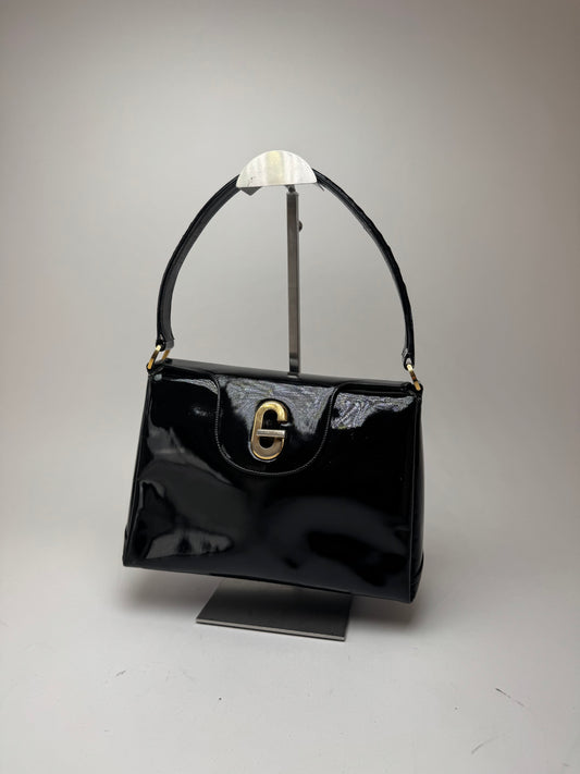 Vintage Gucci Patent leather Bag black
