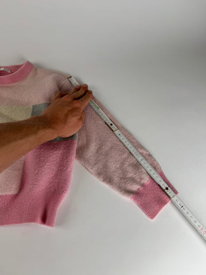 Vintage Courreges Wool Sweater XS pink