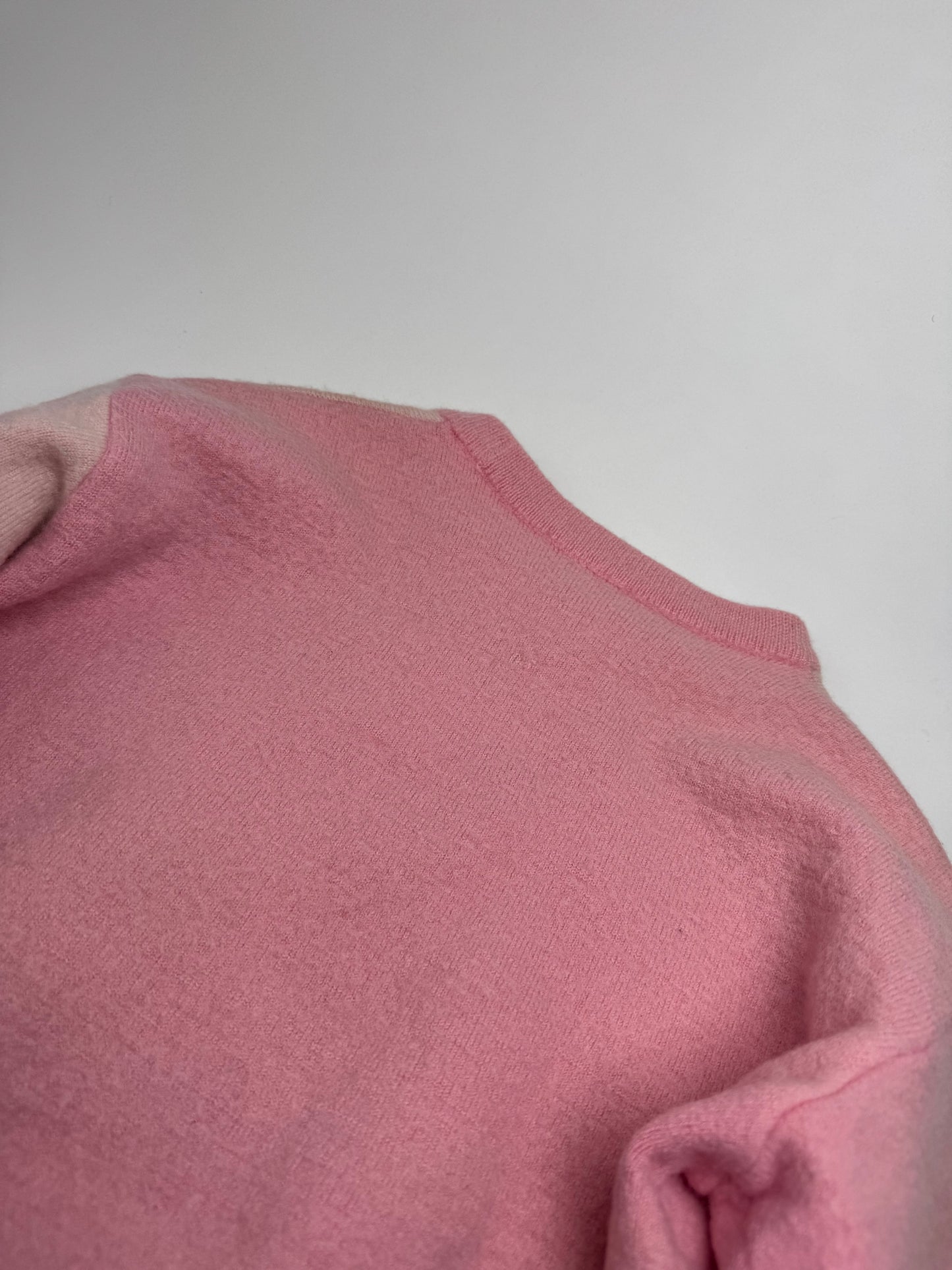 Vintage Courreges Wool Sweater XS pink