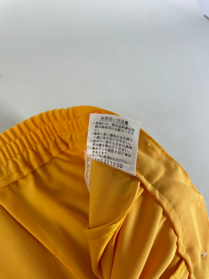 Vintage Balenciaga Polyester Trousers Yellow S