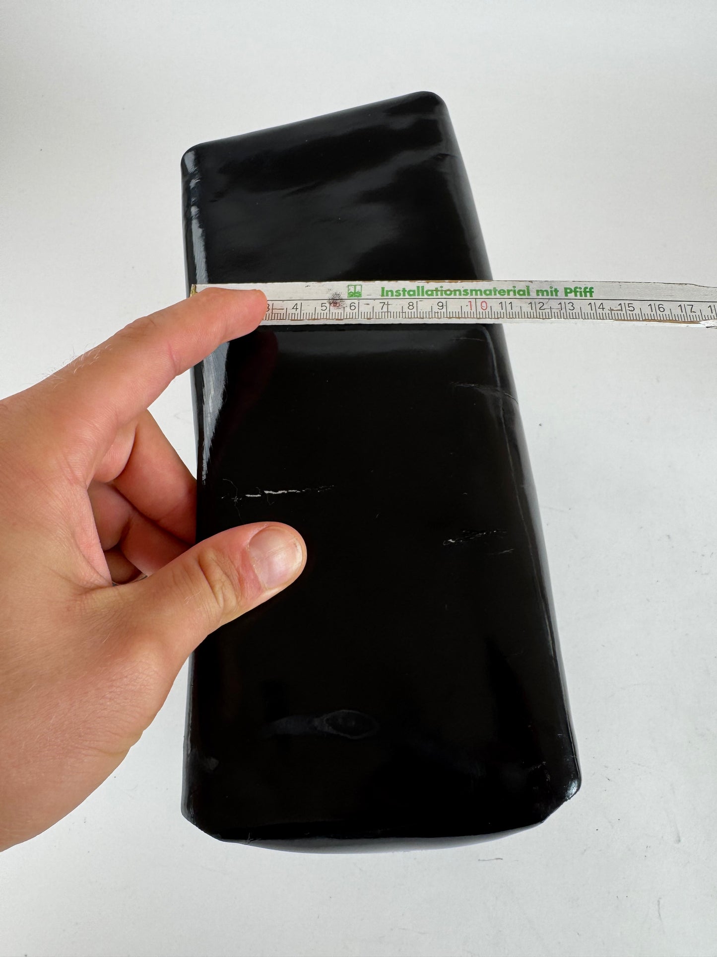 Sac Gucci vintage en cuir verni noir