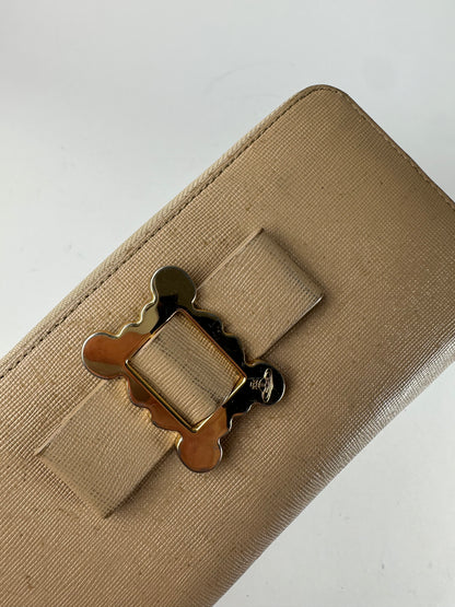 Vintage Vivienne Westwood Leather wallet Beige