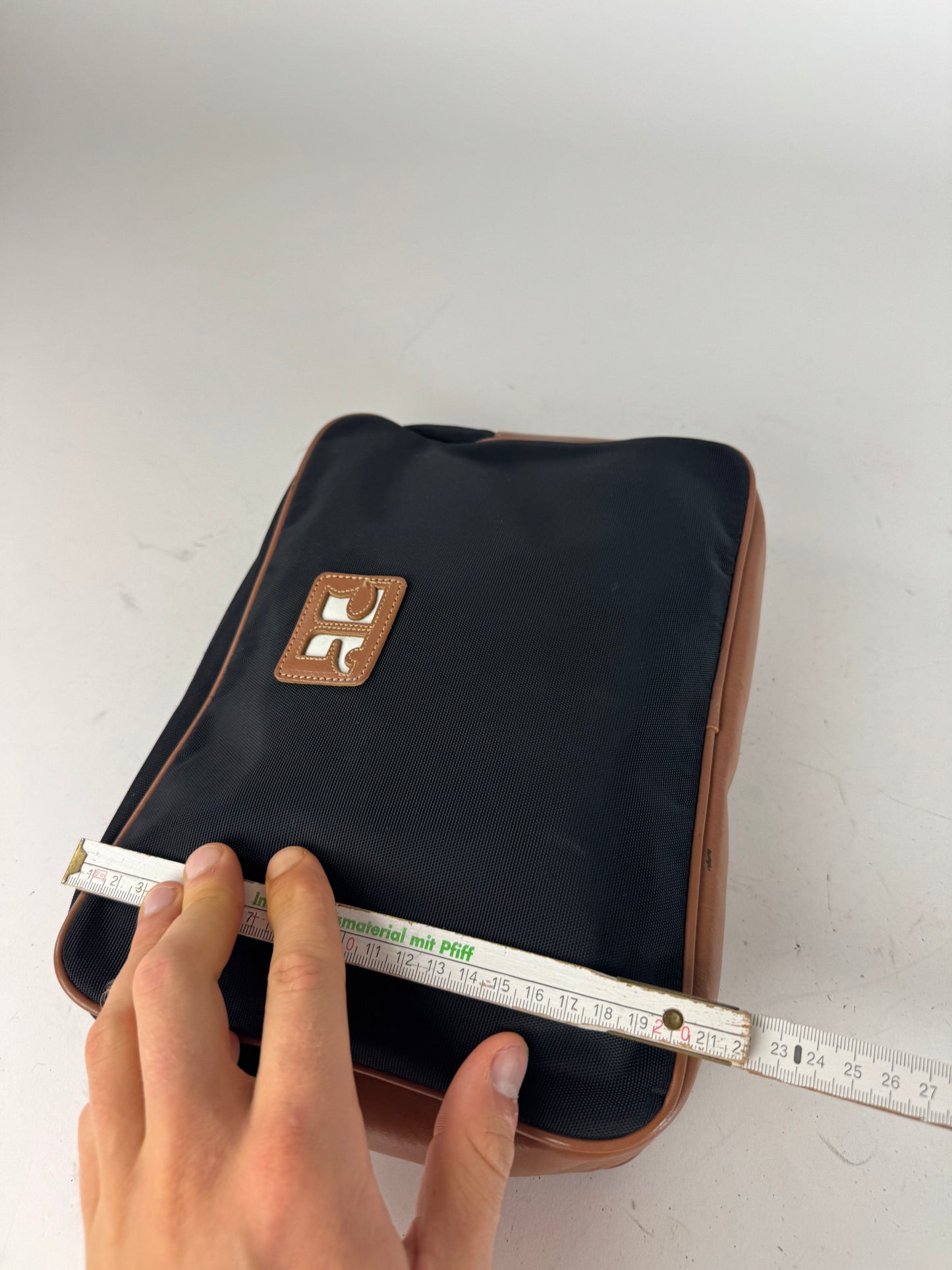 Vintage Courreges Clutch Black Brown