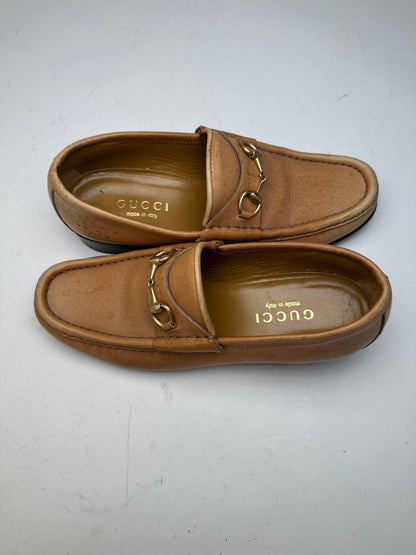 Vintage Gucci Horsebit Leather Loafers Tan EU37,5