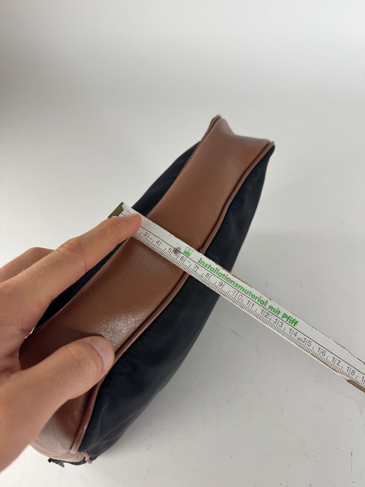 Vintage Courreges Clutch Black Brown