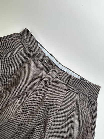 Vintage Kansai Yamamoto Woven Trousers Brown L