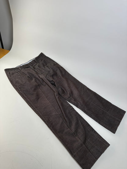 Vintage Kansai Yamamoto Woven Trousers Brown L