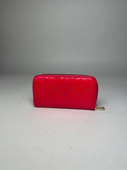 Vintage Miu Miu Patent Leather Wallet pink Zipper Off