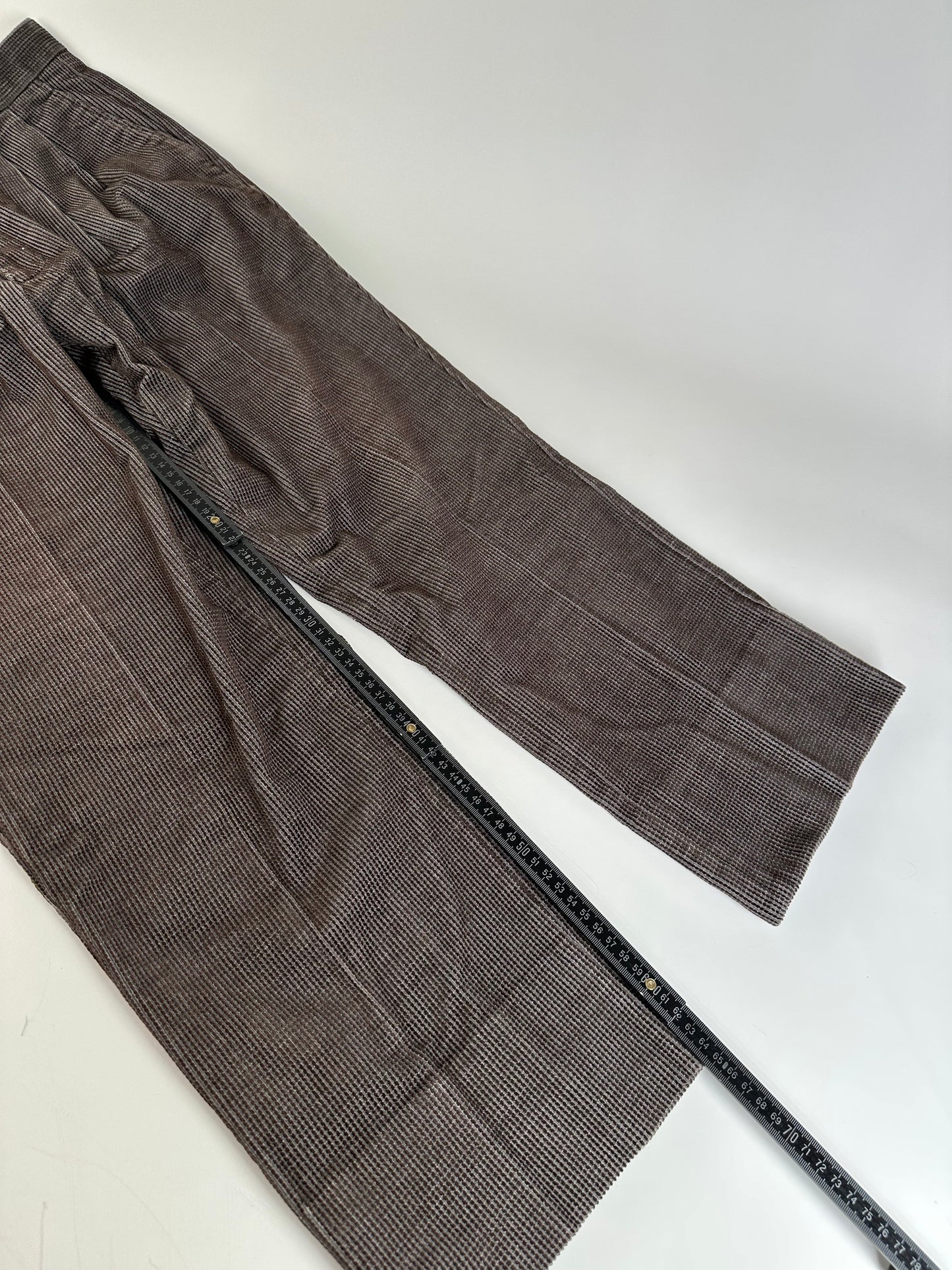 Vintage Kansai Yamamoto Woven Trousers Brown L
