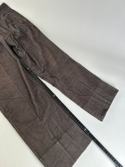 Vintage Kansai Yamamoto Woven Trousers Brown L