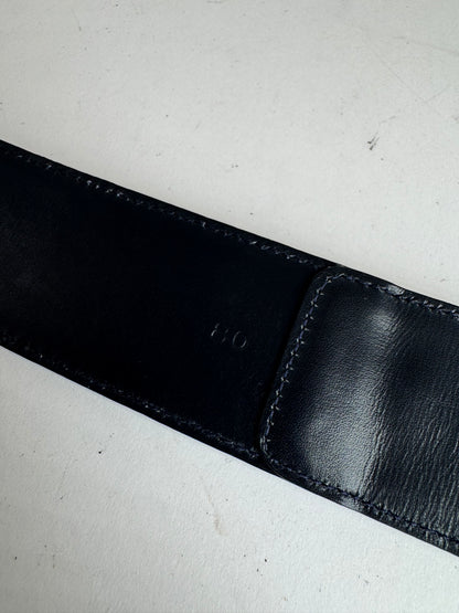 Vintage Celine Leather belt black