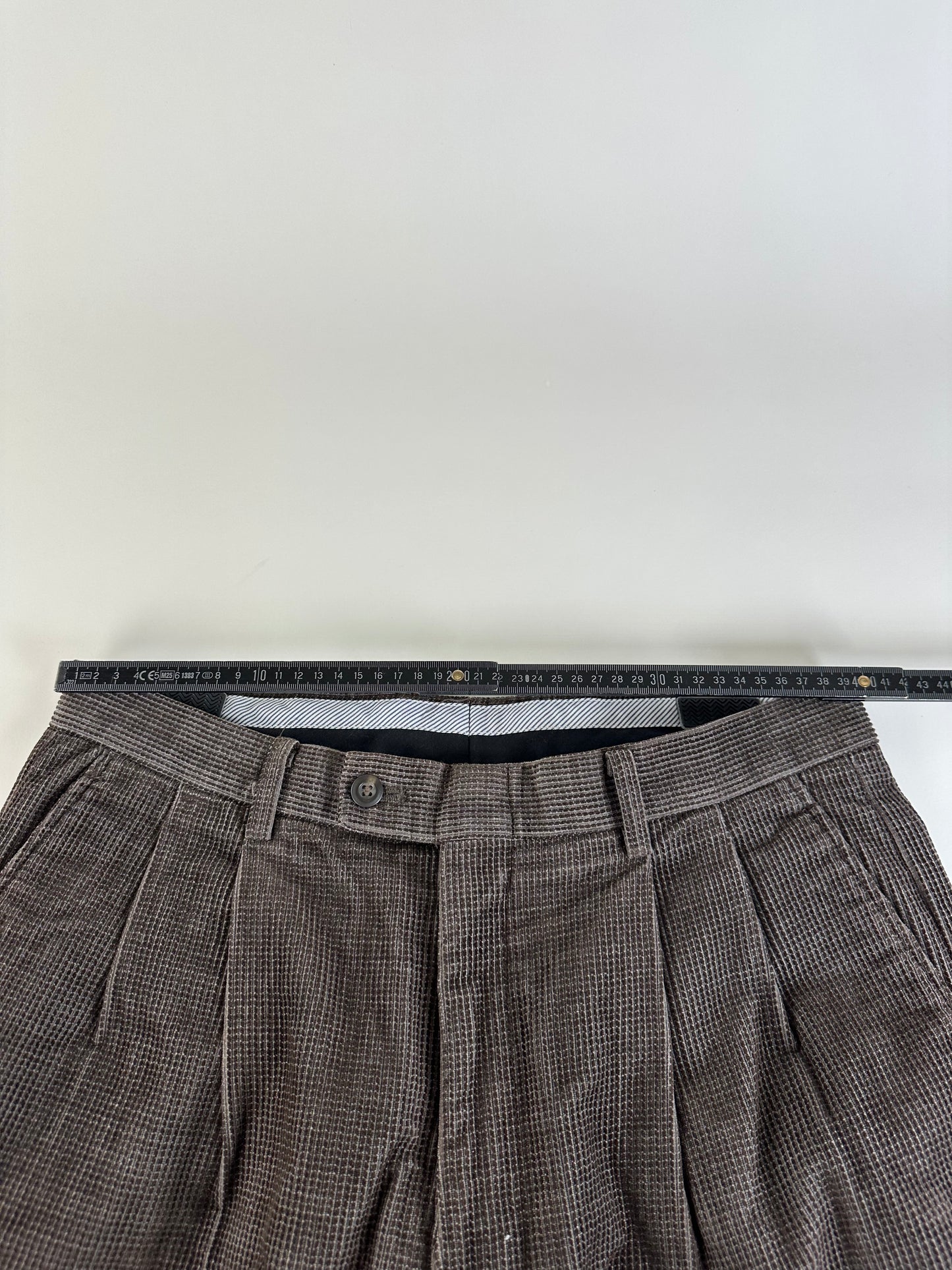Vintage Kansai Yamamoto Woven Trousers Brown L