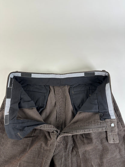 Vintage Kansai Yamamoto Woven Trousers Brown L