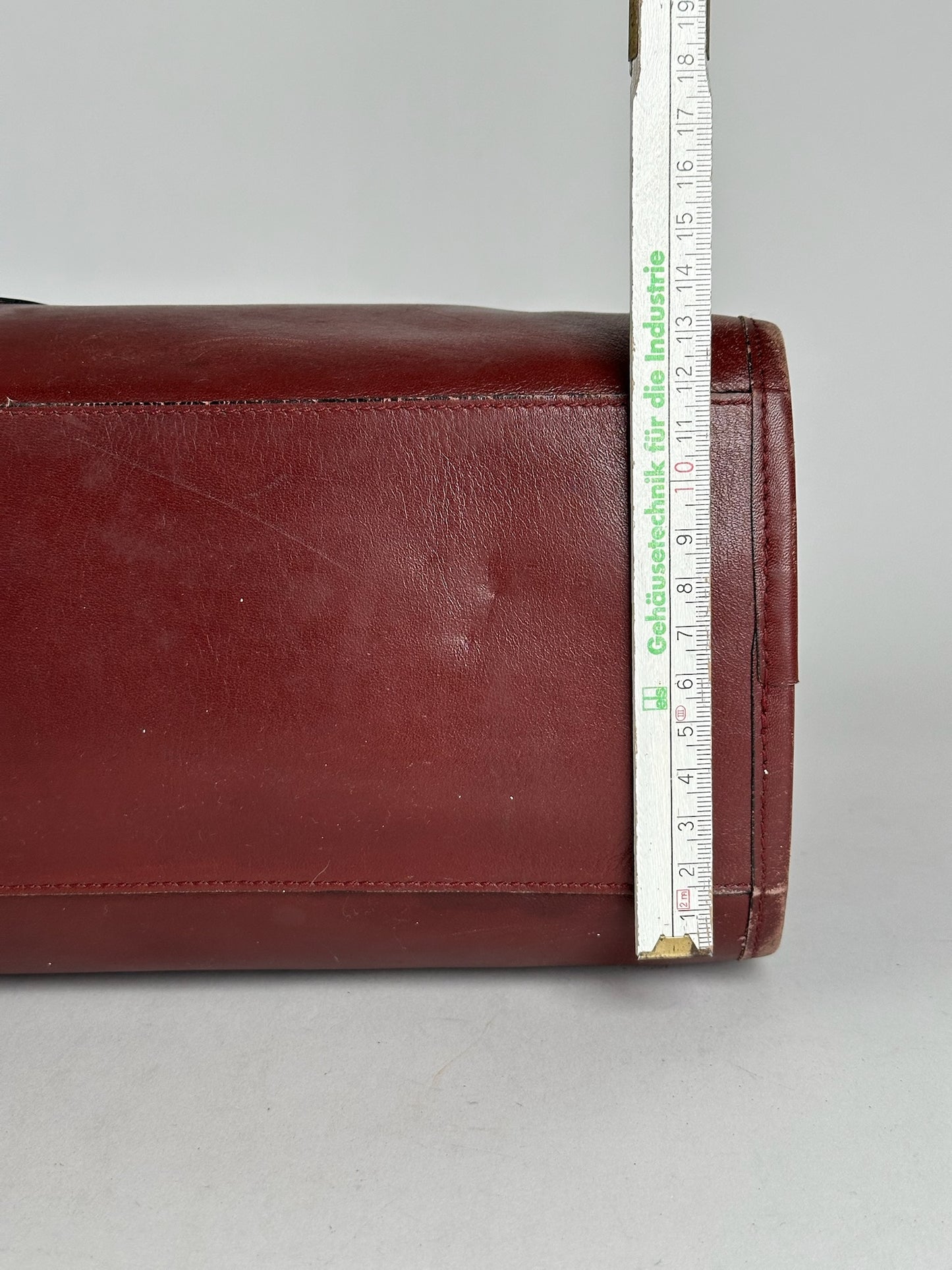 Vintage Cartier Leather Weekender burgundy