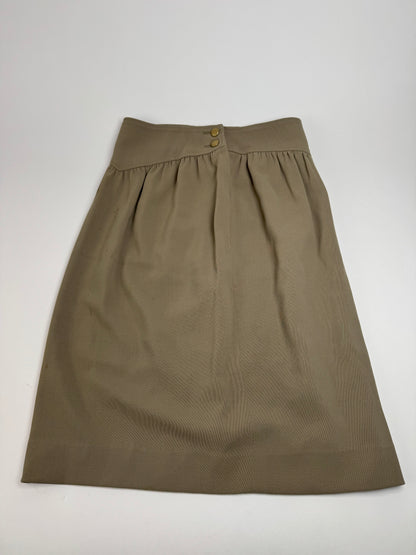Vintage Dior Skirt Khaki M