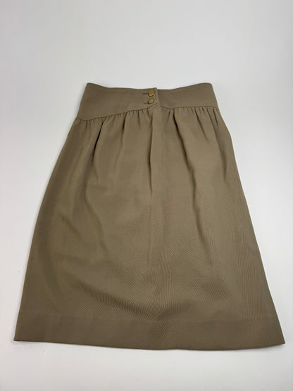 Vintage Dior Skirt Khaki M