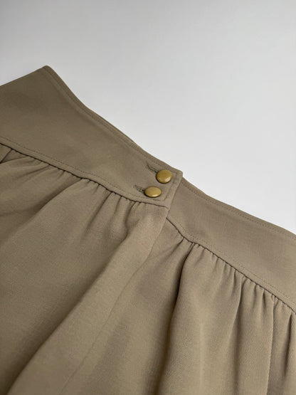 Vintage Dior Skirt Khaki M