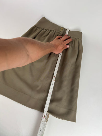 Vintage Dior Skirt Khaki M