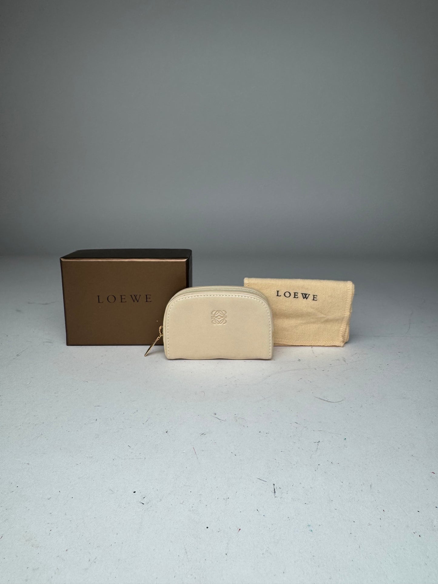 Vintage Loewe Madrid Mini Bag White