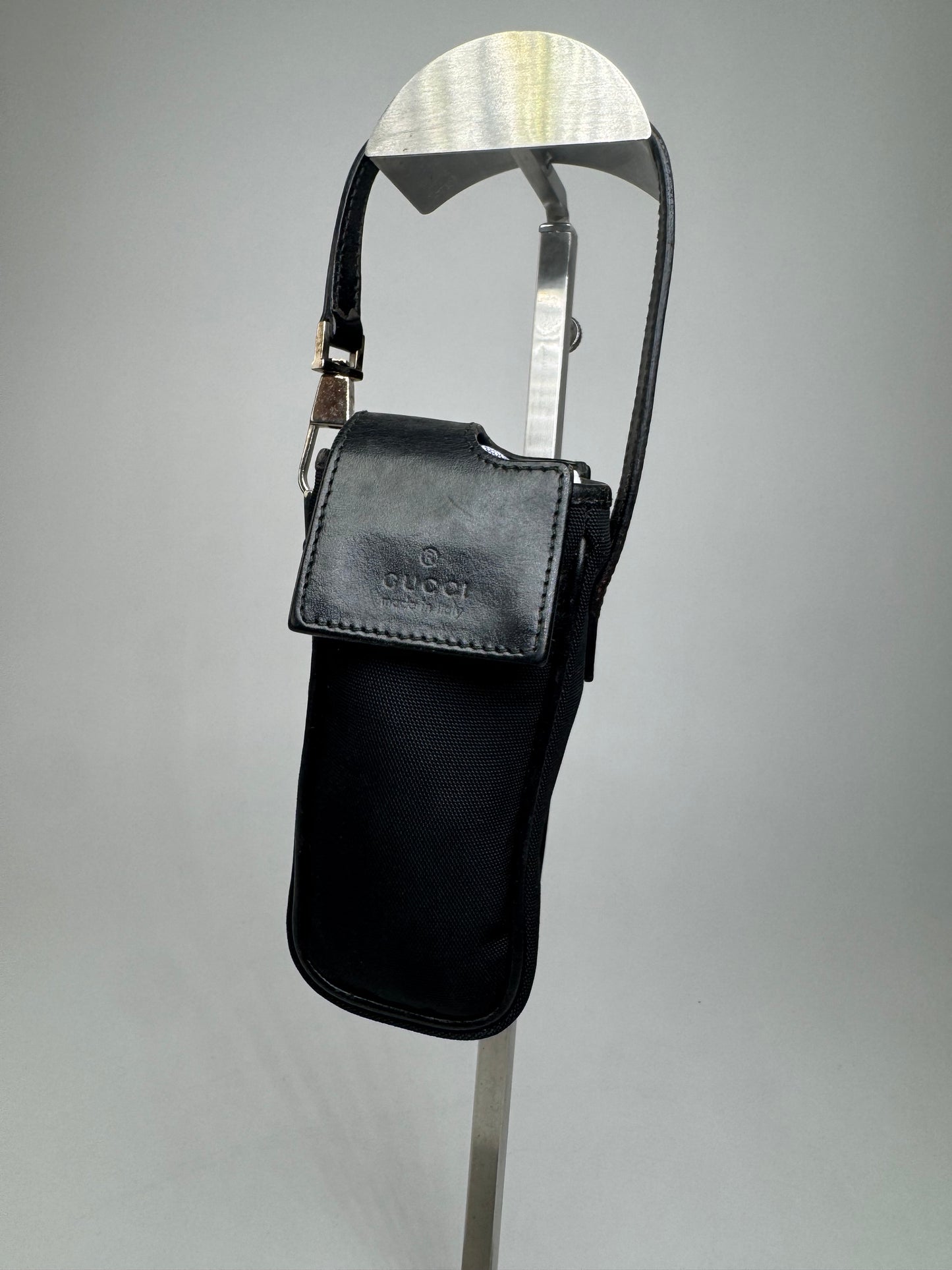 Vintage Gucci Leather Mini Handbag Black