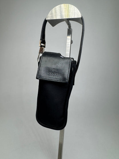 Vintage Gucci Leather Mini Handbag Black