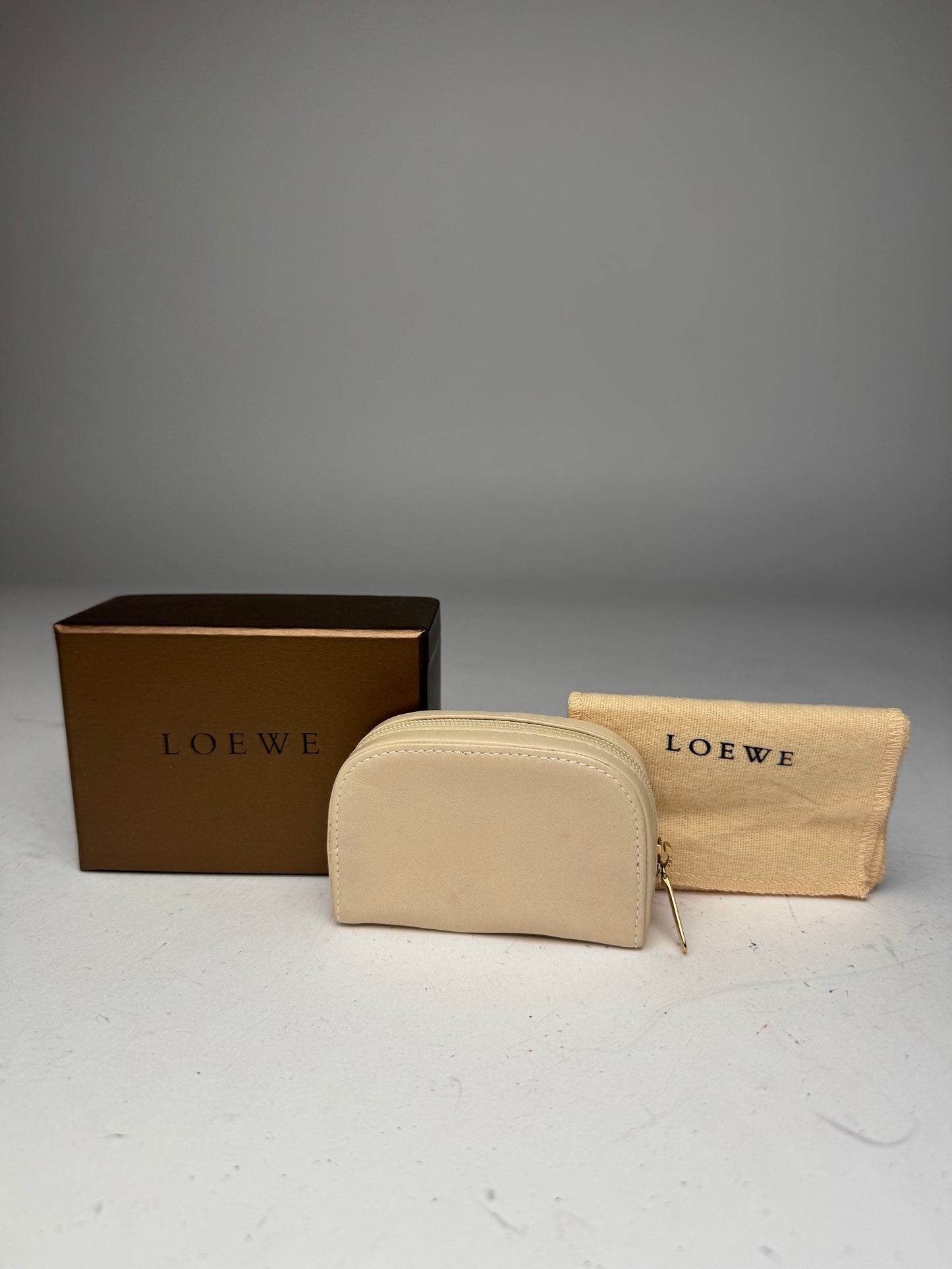 Vintage Loewe Madrid Mini Bag White