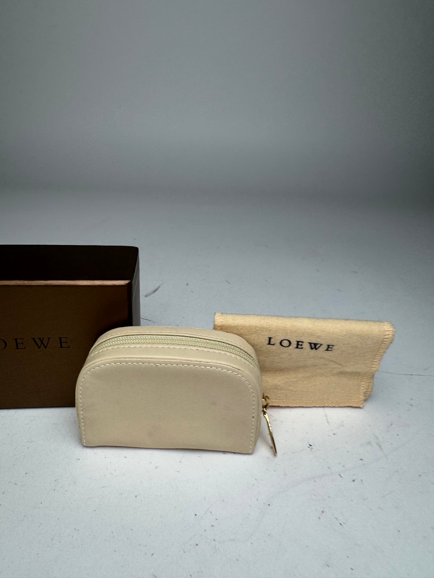 Vintage Loewe Madrid Mini Bag White