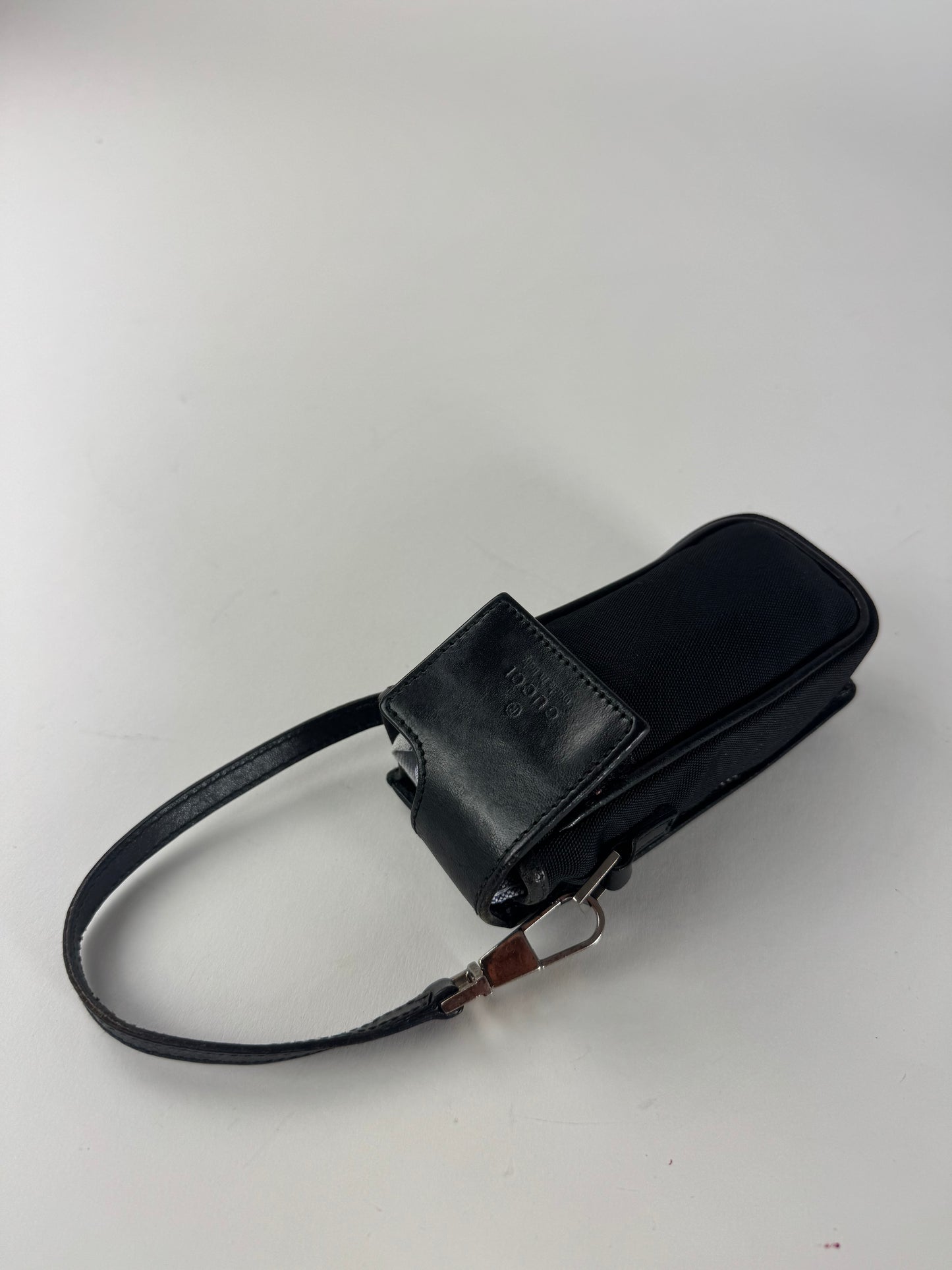 Vintage Gucci Leather Mini Handbag Black