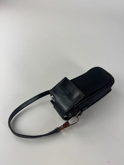 Vintage Gucci Leather Mini Handbag Black