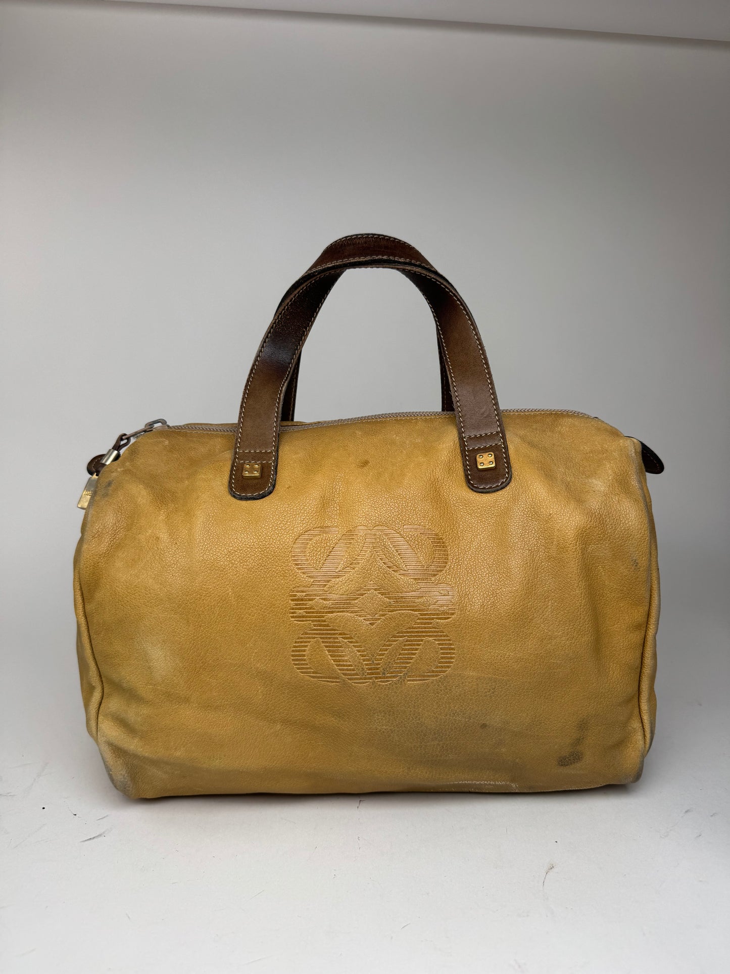 Vintage Loewe Madrid Bag camel