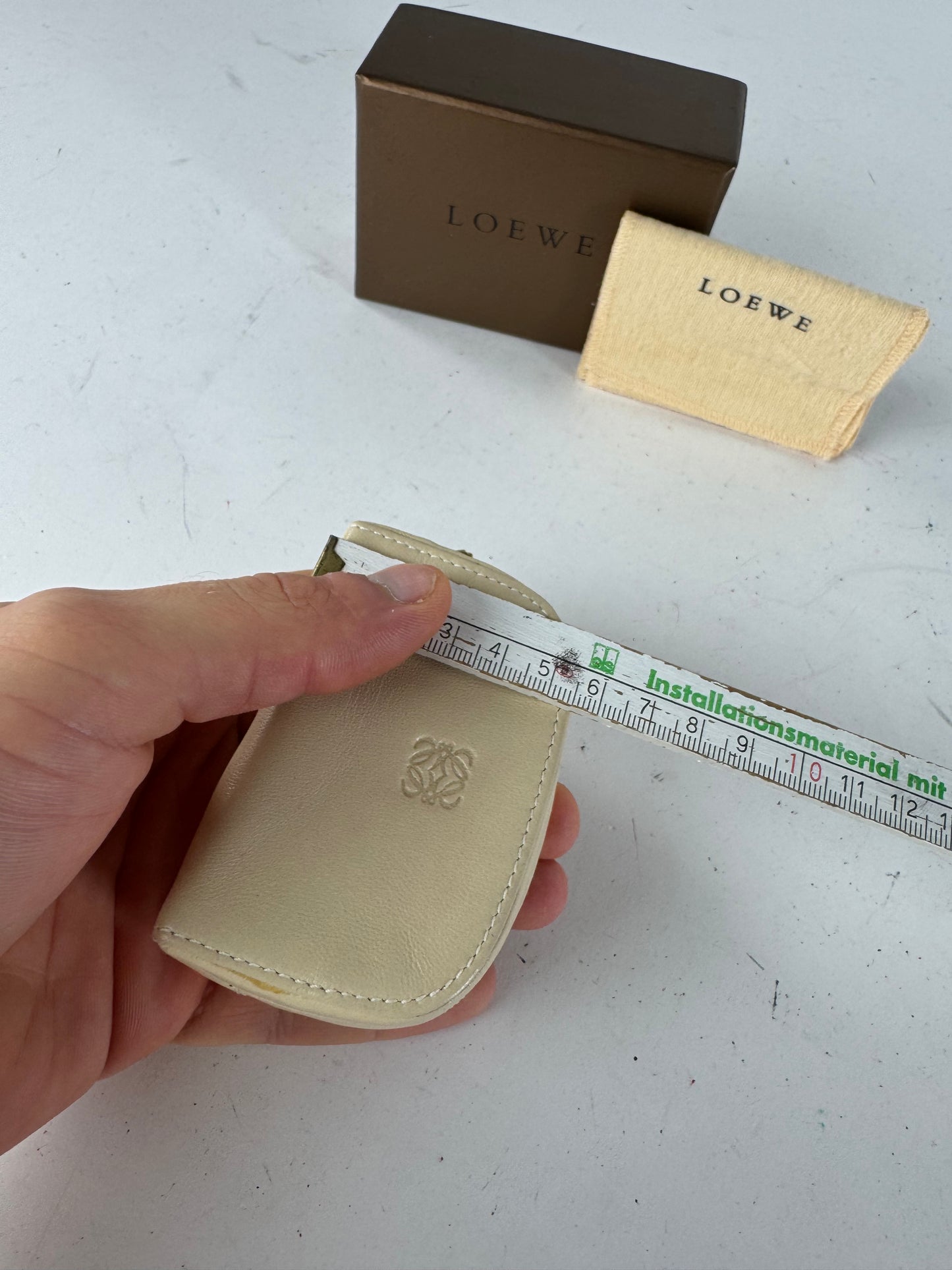 Vintage Loewe Madrid Mini Bag White