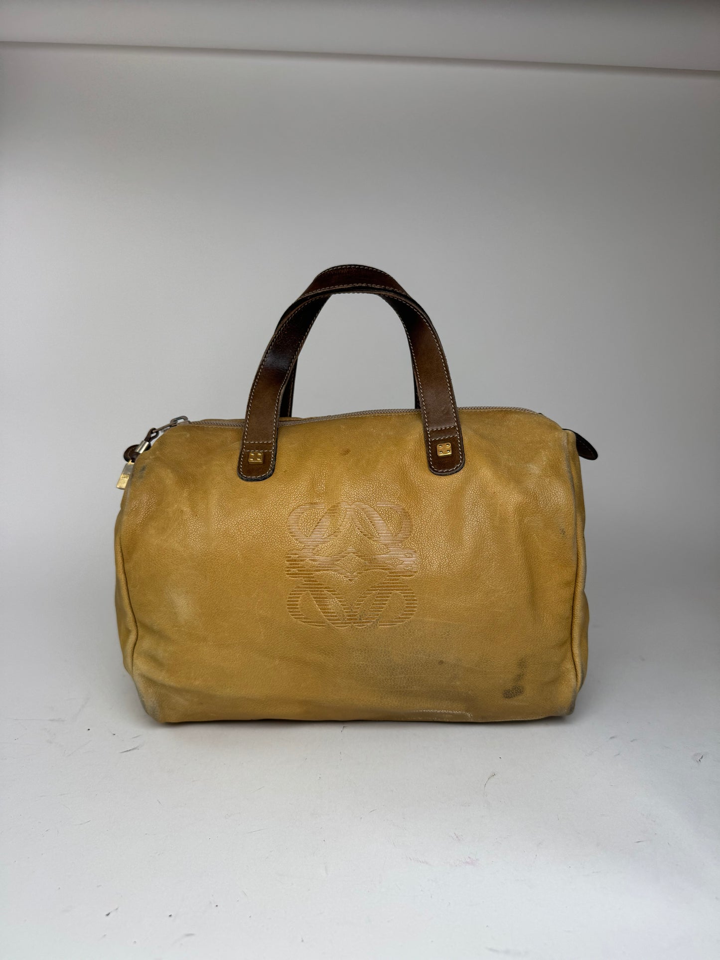Vintage Loewe Madrid Bag camel