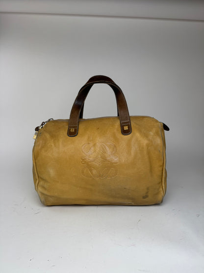 Vintage Loewe Madrid Bag camel