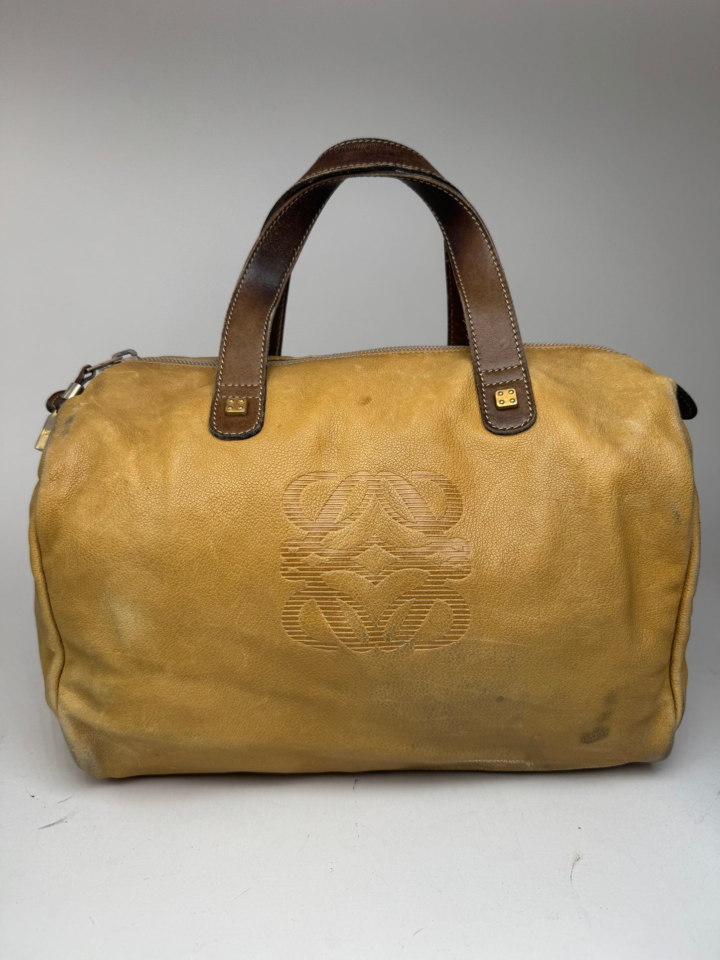 Vintage Loewe Madrid Bag camel