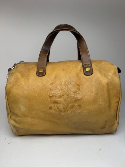Vintage Loewe Madrid Bag camel
