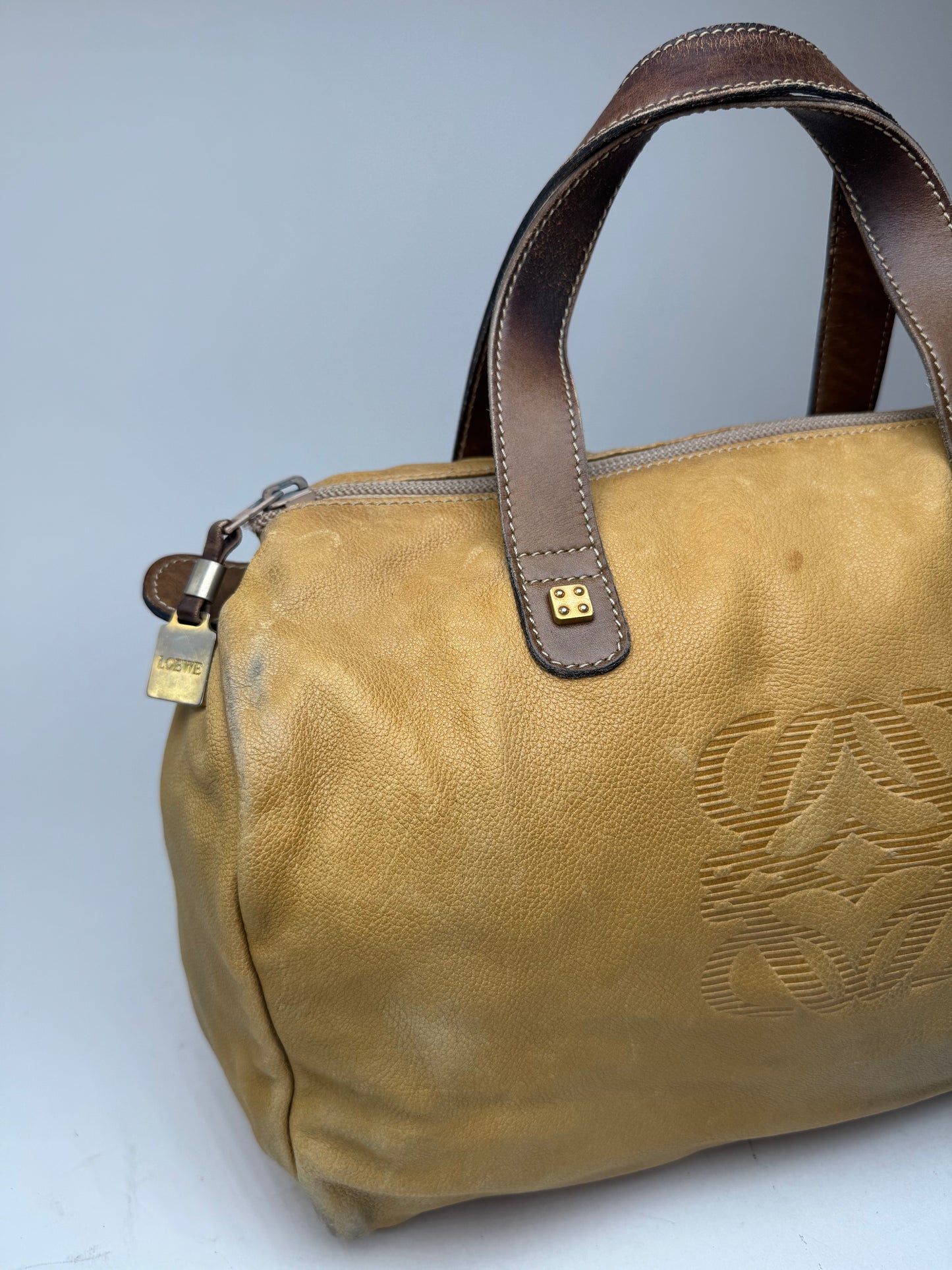 Vintage Loewe Madrid Bag camel
