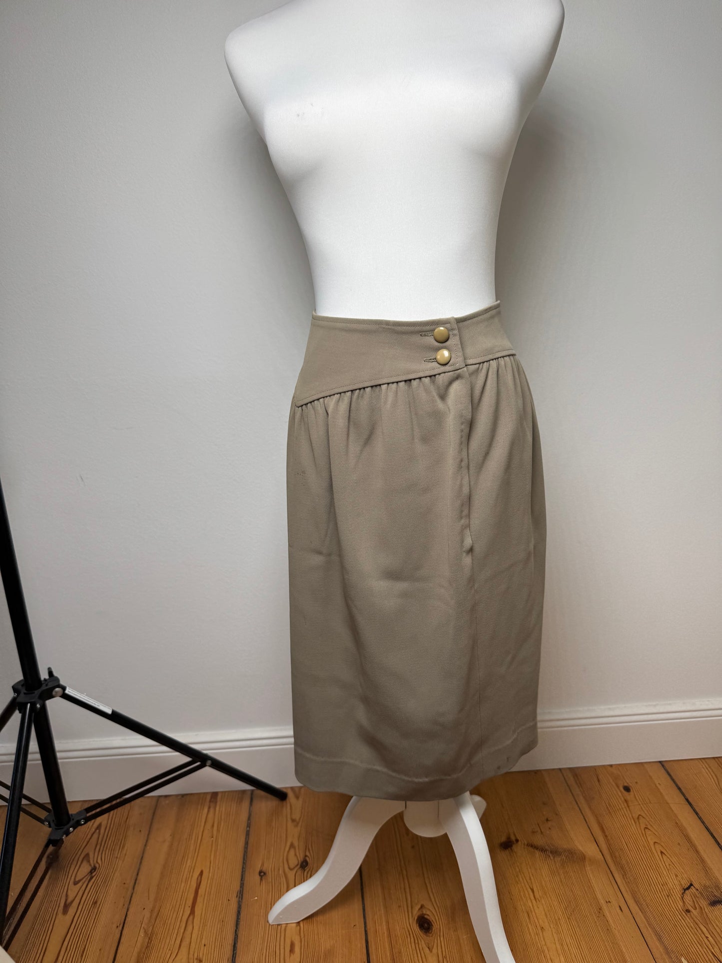 Vintage Dior Skirt Khaki M