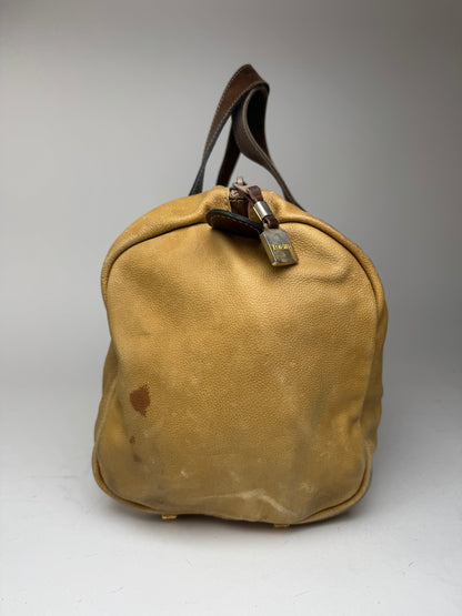 Vintage Loewe Madrid Bag camel