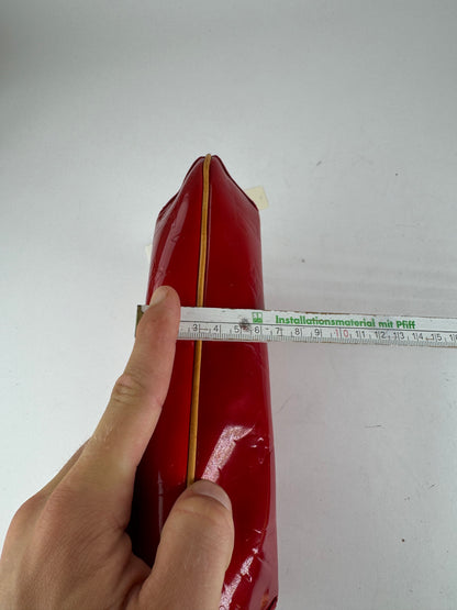 Vintagw Louis Vuitton Vernis Leather Monogram Clutch Red