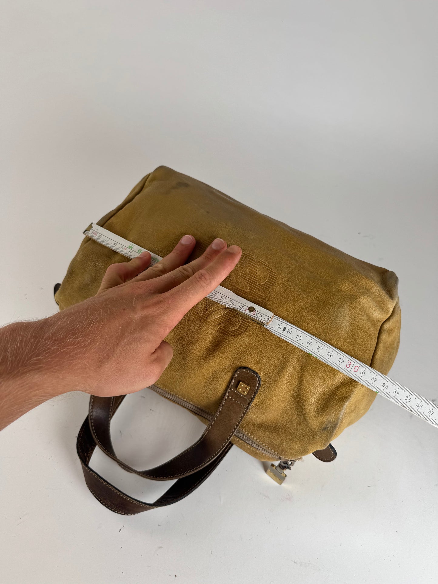 Vintage Loewe Madrid Bag camel