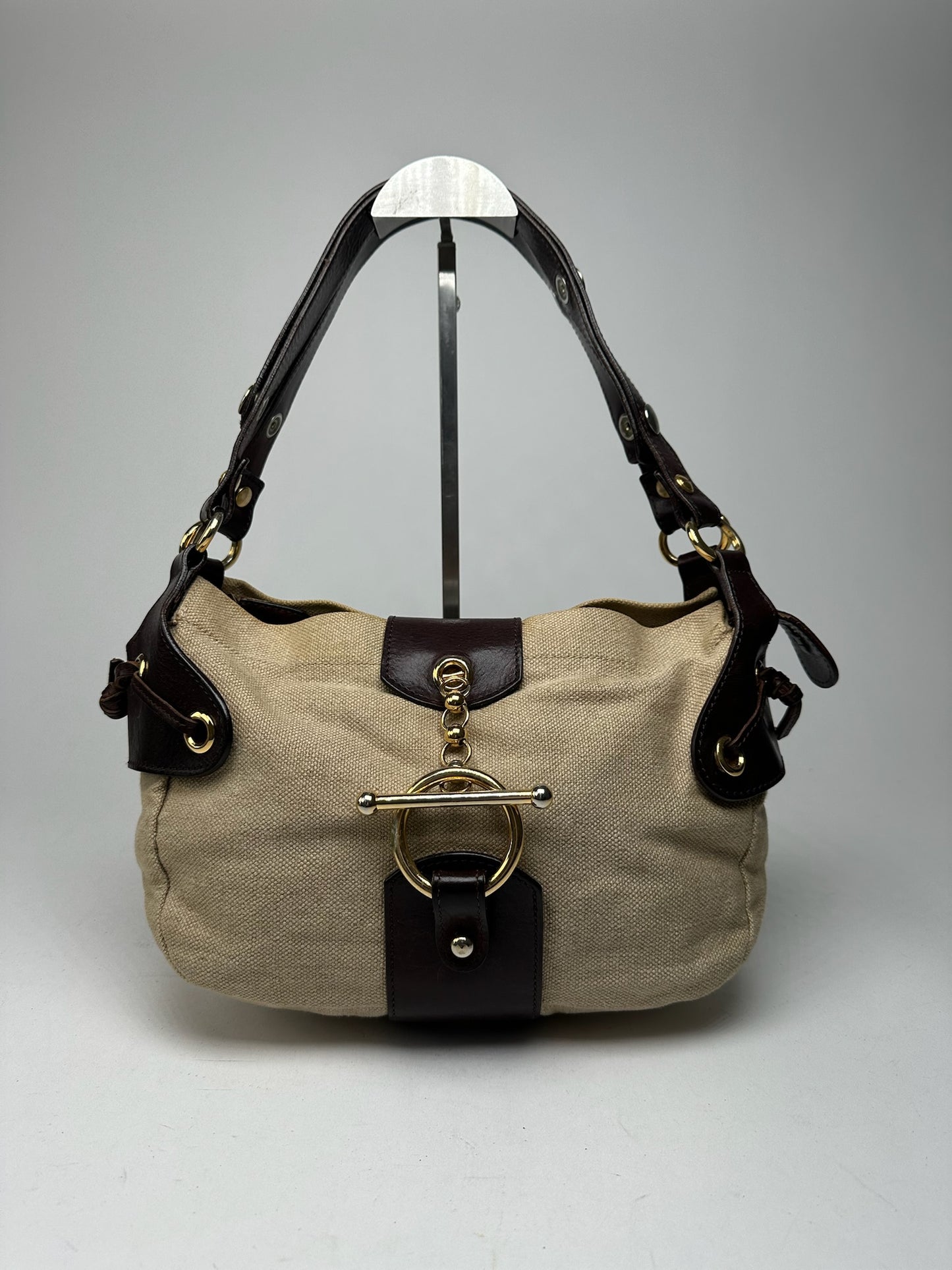 Vintage Marni Handbag Beige Brown