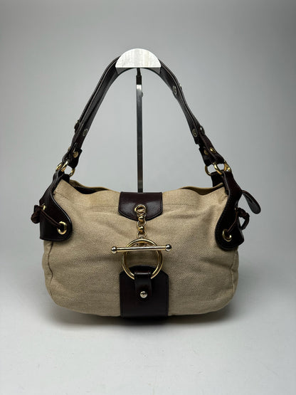 Vintage Marni Handbag Beige Brown