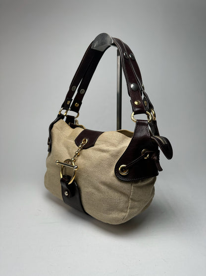 Vintage Marni Handbag Beige Brown
