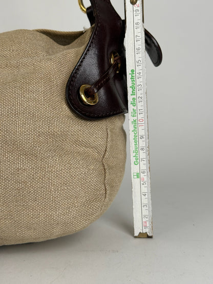 Vintage Marni Handbag Beige Brown